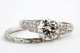 antique engagement ring set