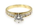 beautiful diamond encrusted gold engagement ring