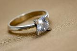 cupic zirconia engagement ring