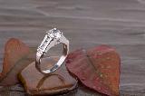 diamond white gold engagement ring