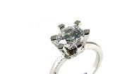moissanite engagement ring