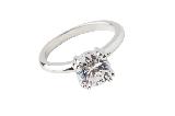 platinum brilliant engagement