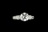 vintage style engagement ring
